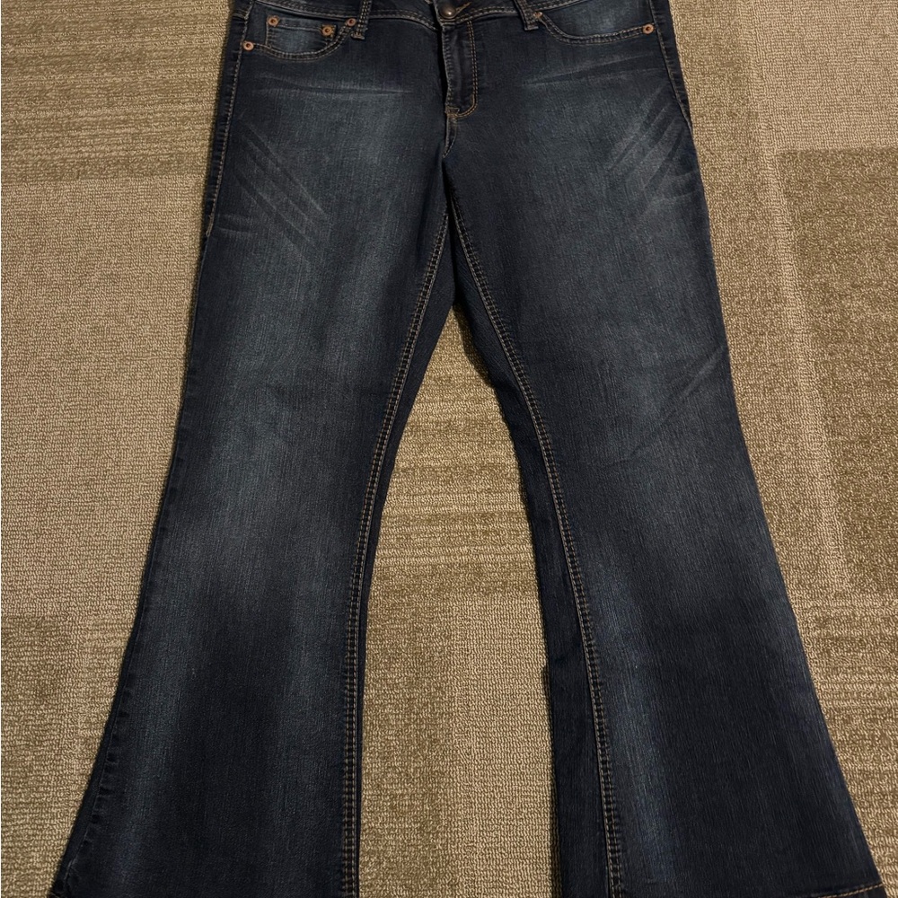 Torrid Blue Boot Cut Jeans with Classic Flare Mid-Rise